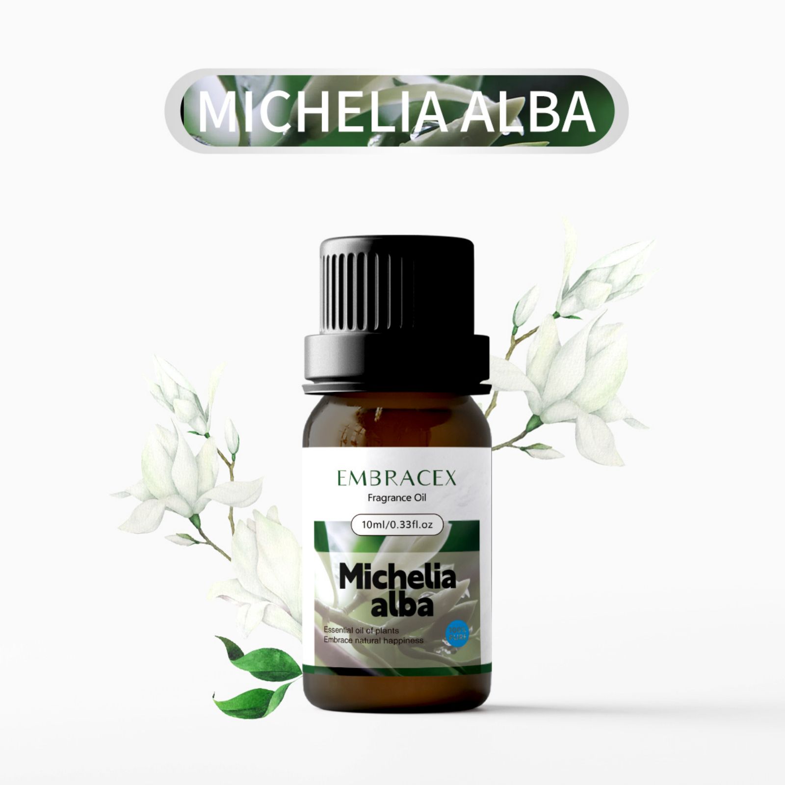 Candle Supplies Fragrance Oil - น้ำมันหอมระเหยมิเชเลีย อัลบา 10 มล. กลิ่นดอกไม้ น้ำมันหอมระเหยสำหรับปรับอากาศในรถยนต์