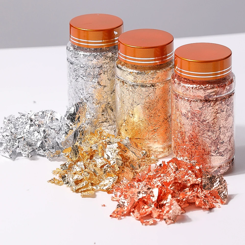 Luxury Candle Supplies Usa - หลายสีเทียนเลื่อมทองฟอยล์หอม DIY Art เทียนอุปกรณ์ Luxury Sparkle