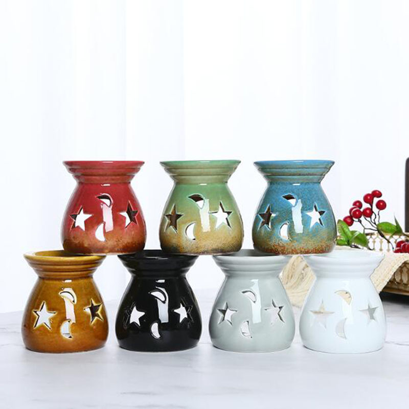 Candle Supplies Fragrance Oil - เตาเผา Transformation Porcelain Hollow Star Moon