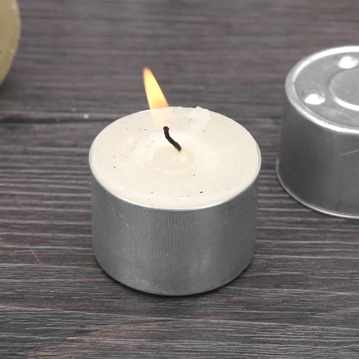 ที่ใส่เทียนชาทรงกลมอะลูมิเนียม - Candle Supplies Store บทวิจารณ์และราคา