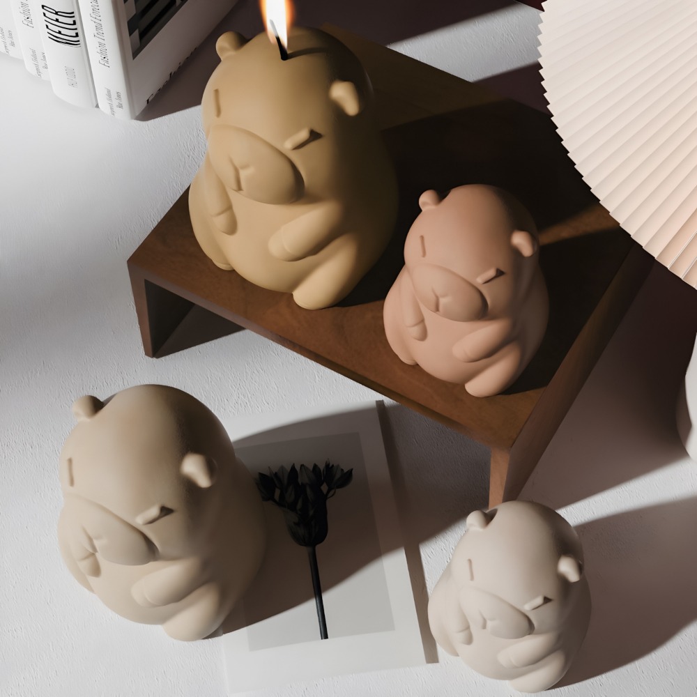 ยืน Capybara กลิ่นเทียนแม่พิมพ - Candle Supplies Store บทวิจารณ์และราคา
