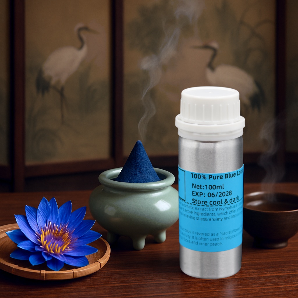 น้ำมันหอมระเหยกลิ่นบัวหลวงสีฟ้ - Candle Supplies Fragrance Oil บทวิจารณ์และราคา