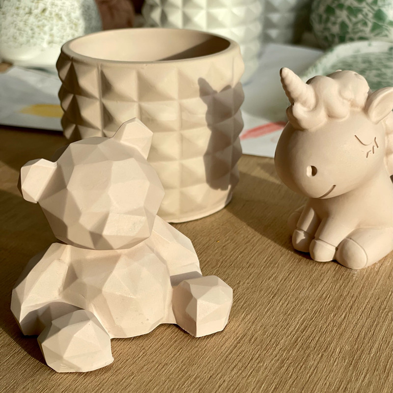 3D สเตอริโอหมีแม่พิมพ์ซิลิโคน  - Candle Supplies Store บทวิจารณ์และราคา