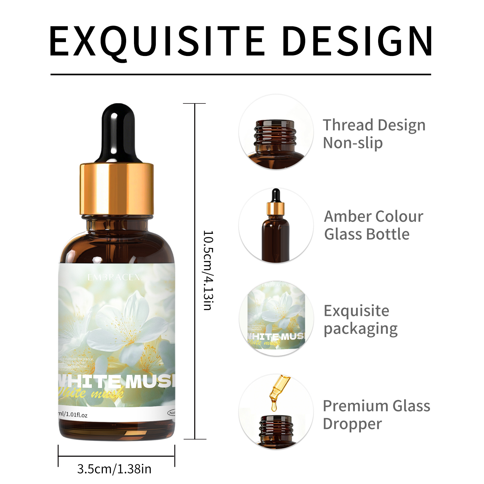 น้ำมันหอมระเหยไวท์มัสค์ 30 มล. - Candle Supplies Fragrance Oil บทวิจารณ์และราคา