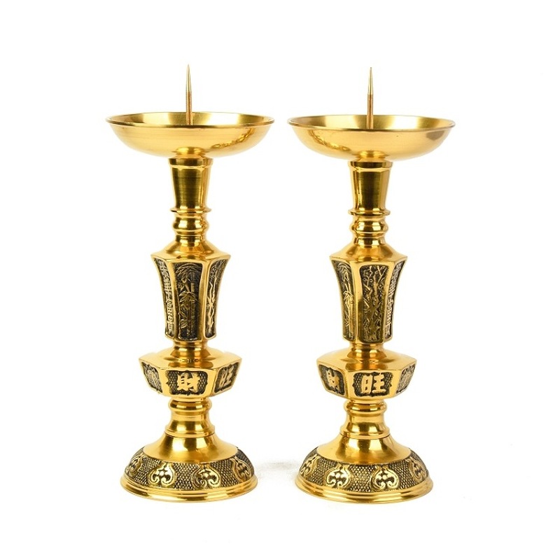 เชิงเทียนทองเหลืองหรูหราและสง่ - Luxury Candle Supplies Usa บทวิจารณ์และราคา