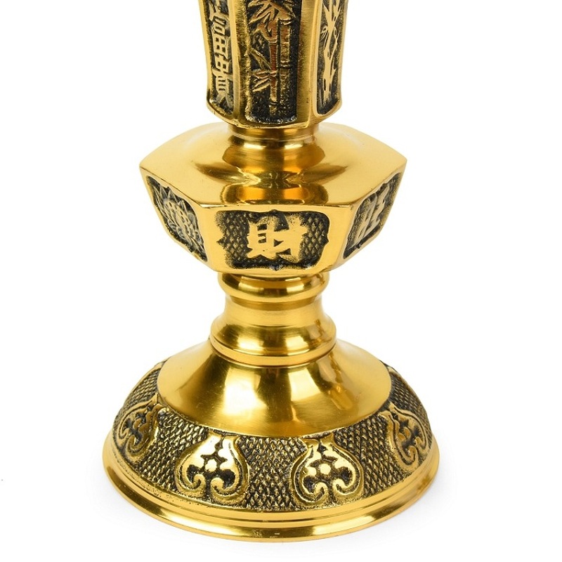 เชิงเทียนทองเหลืองหรูหราและสง่ - Luxury Candle Supplies Usa บทวิจารณ์และราคา
